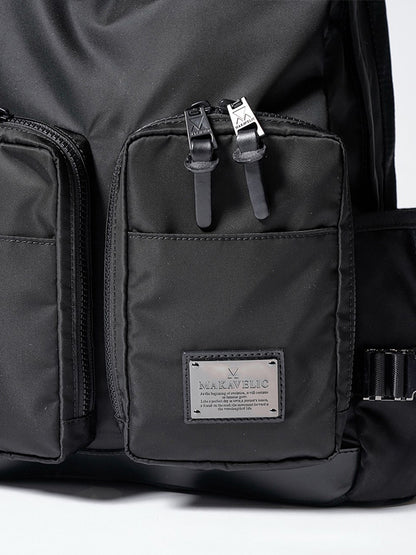 【MAKAVELIC - マキャべリック】ESSENTIAL DAYPACK / BLACK (バッグ/ブラック)