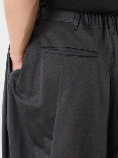 【White Mountaineering - ホワイトマウンテニアリング】12 TUCK WIDE PANTS / CHARCOAL(パンツ/チャコール)