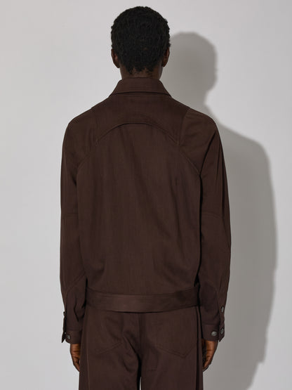 【_J. L - A. L_ - ジェイラル】THONET JACKET / BROWN (ジャケット/ブラウン)