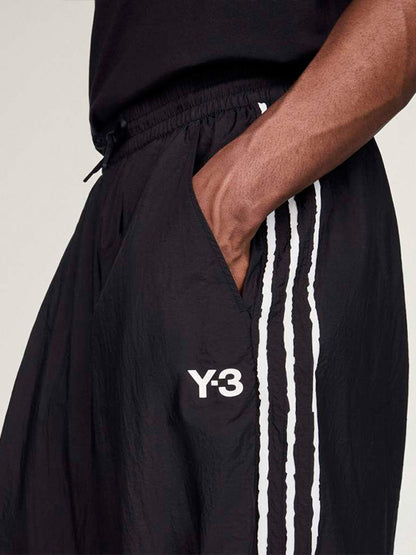 【Y-3 -ワイスリー】Y-3 RAW EDGE 3 STRIPES WIDE PANTS / BLACK(パンツ/ブラック)