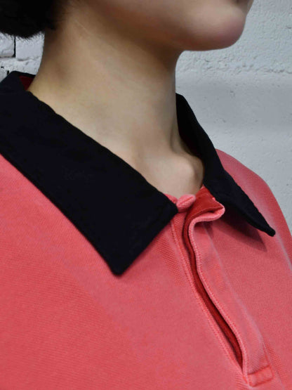 【Martine Rose  - マーティンローズ】OVERSIZED S/S POLO / WASHED PINK  (ポロシャツ/ウォッシュドピンク) (