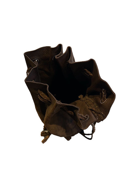 【Christian Peau - クリスチャンポー】BALL HAND BAG  "goth Leather"/ D BROWN(バッグ)