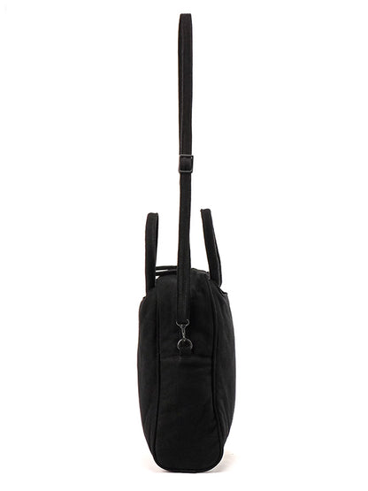 【Y's - ワイズ】C/LI GABARDINE BOSTON BAG/BLACK(バック/ブラック)