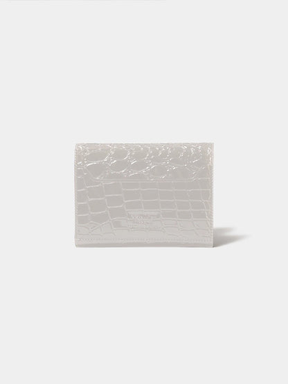 【beautiful people - ビューティフルピープル】nothing to hide vinyl mini wallet / WHITE（ウォレット/ホワイト)