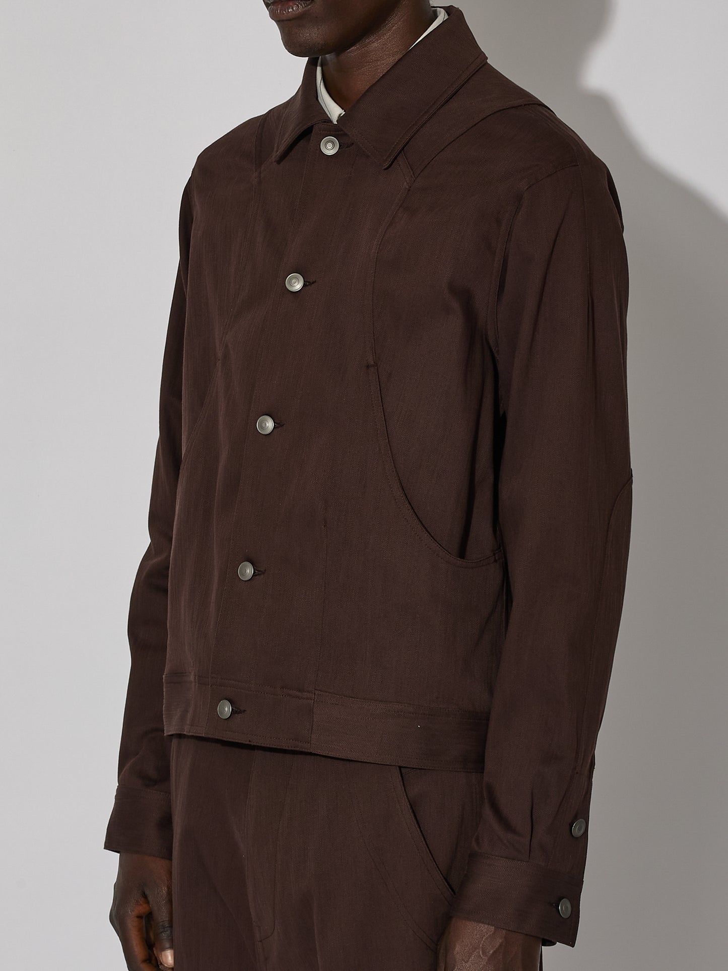 【_J. L - A. L_ - ジェイラル】THONET JACKET / BROWN (ジャケット/ブラウン)