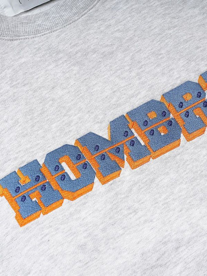 【Hombre Nino - オンブレニーニョ】CREW NECK 3D LOGO(スウェット/グレー)