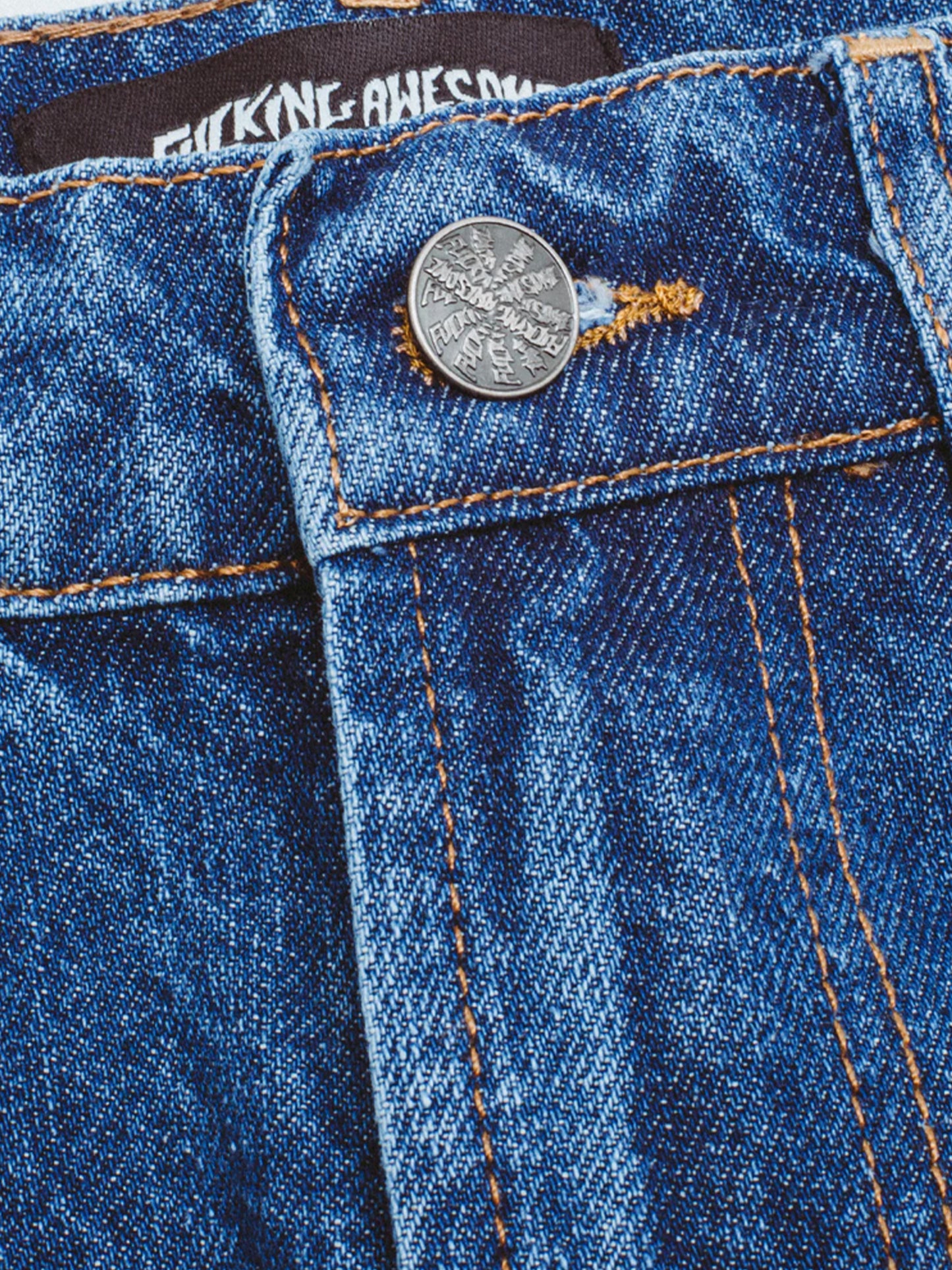 【Fucking Awesome- ファッキングオーサム】HAMMERLE WORK JEANS（デニムパンツ/インディゴ ）