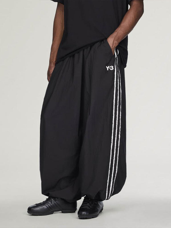 【Y-3 -ワイスリー】Y-3 RAW EDGE 3 STRIPES WIDE PANTS / BLACK(パンツ/ブラック)