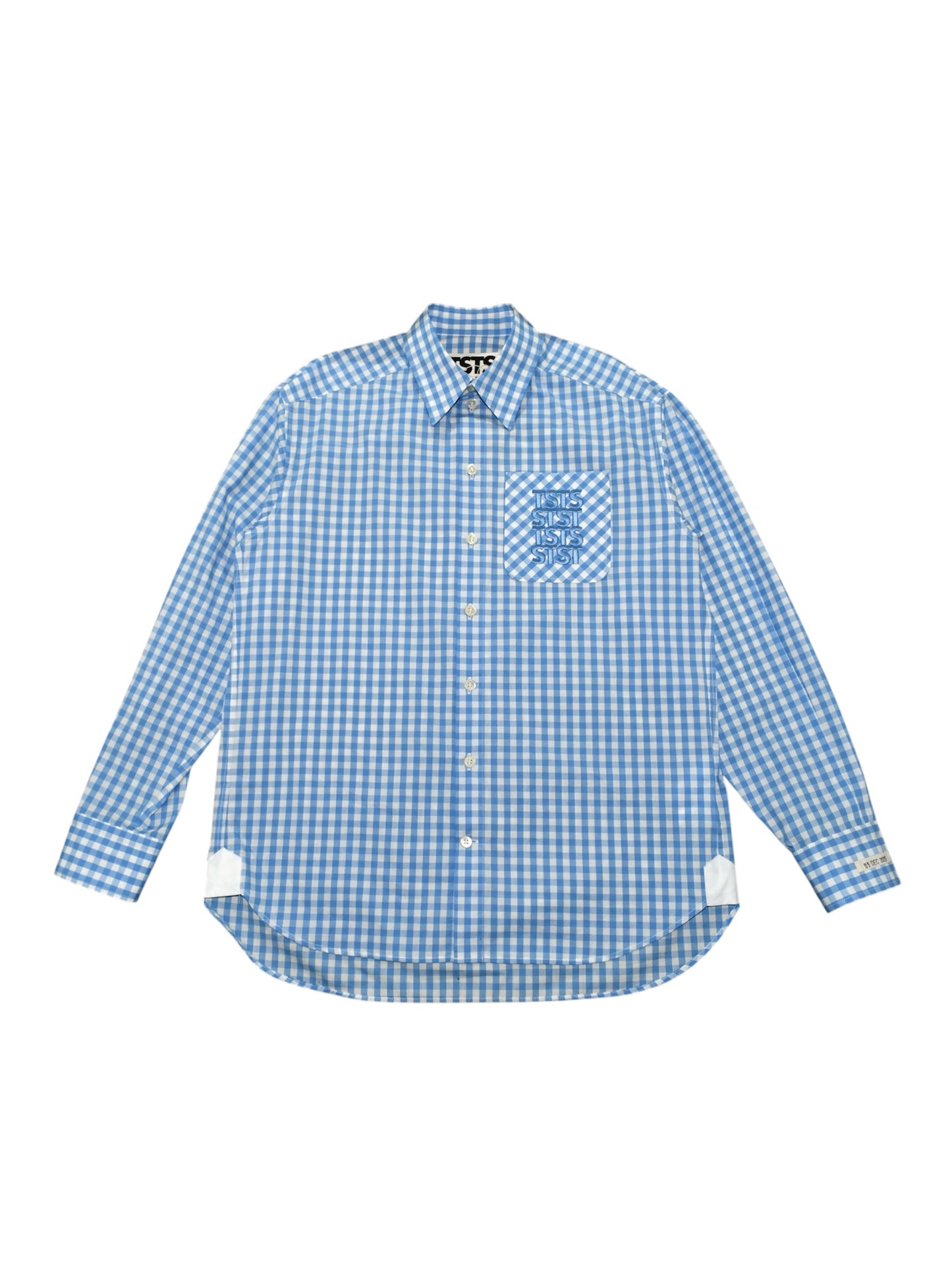 【TSTS -ティーエスティーエス】TSTS GINGHAM SHIRT / BLUE CHECK (Tシャツ/ブルーチェック)
