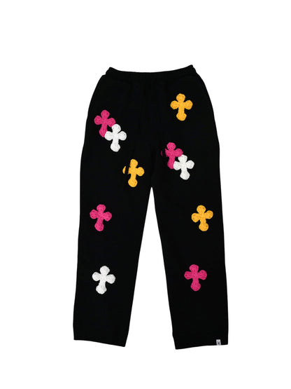 【Perfect ribs® × Y.A.R.N.】Straight Wide Pants (スウェットパンツ/ブラック)