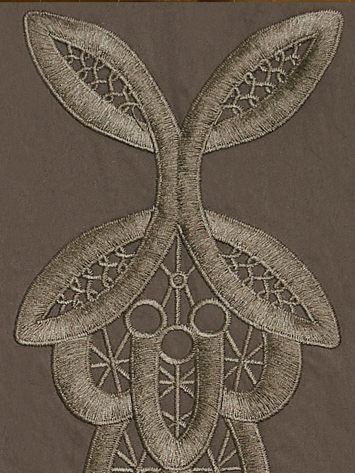 【BLUE MARBLE - ブルーマーブル 】Khaki Embroidered Track Jacket / Khaki(トラックジャケット/カーキ)