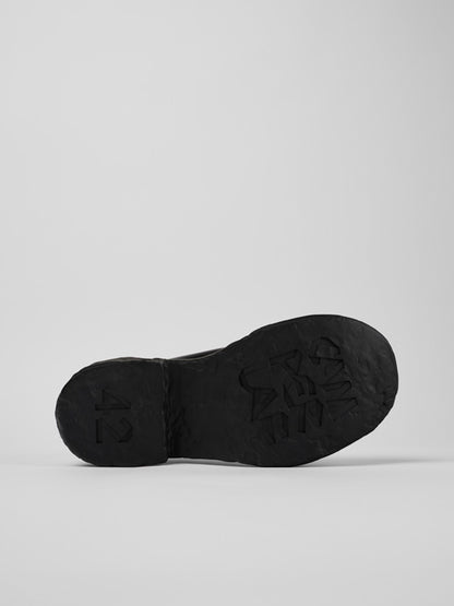 【CAMPER LAB  - カンペールラボ】VAMONOS BLACK LEATHER LACE-UP SHOES / BLACK LEATHER (ダービーシューズ/ブラック)