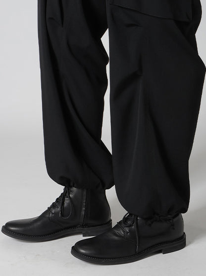 【Y's for men-ワイズフォーメン】GABARDINE SIDE TRIPLE STITCH CARGO PANTS(パンツ/ブラック)