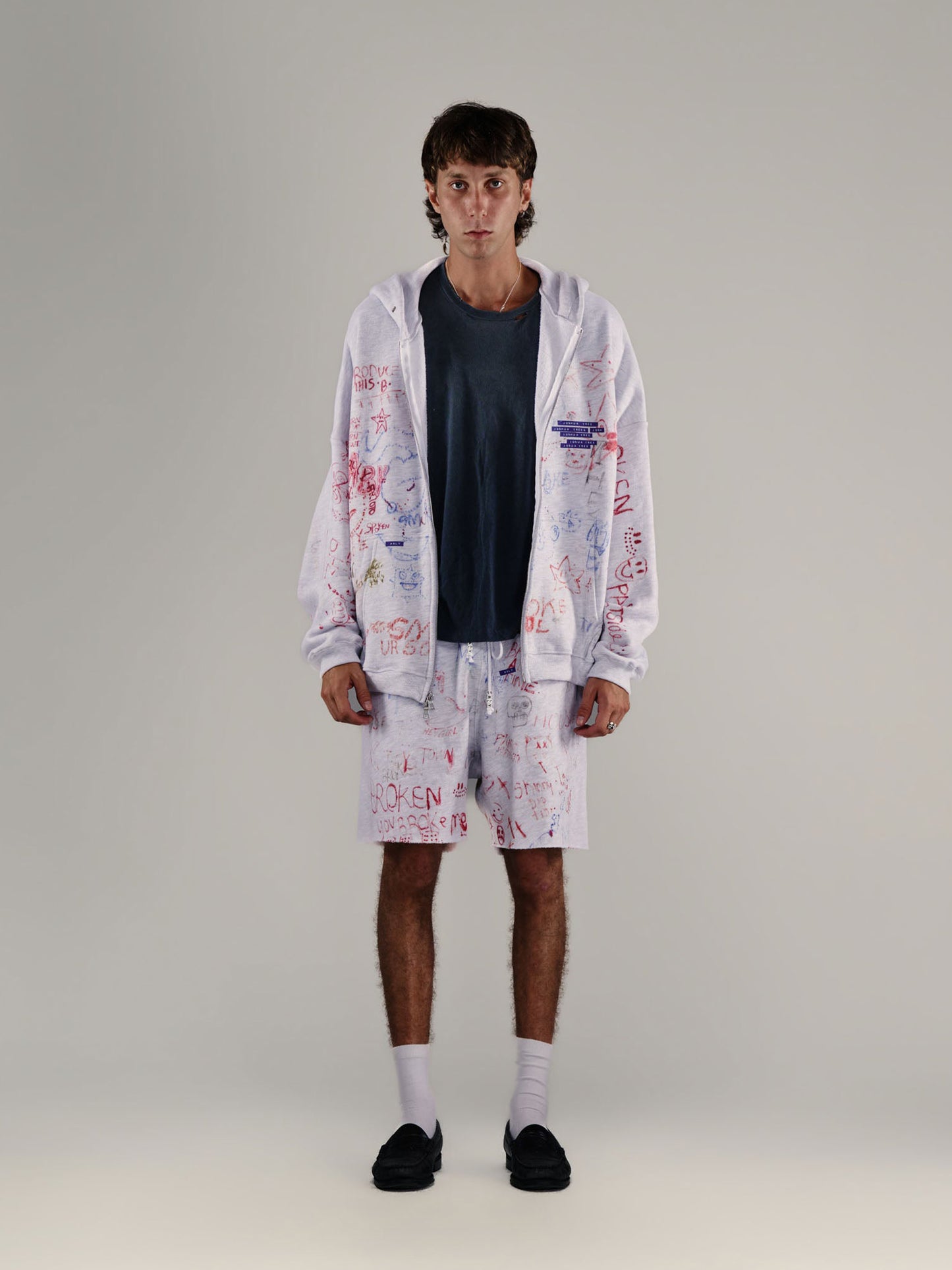 【PALY HOLLYWOOD - パリーハリウッド】JOSHUA TREE SWEATSHORT / MULTI(ショーツ/マルチ)