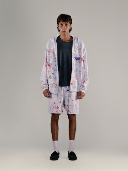 【PALY HOLLYWOOD - パリーハリウッド】JOSHUA TREE SWEATSHORT / MULTI(ショーツ/マルチ)