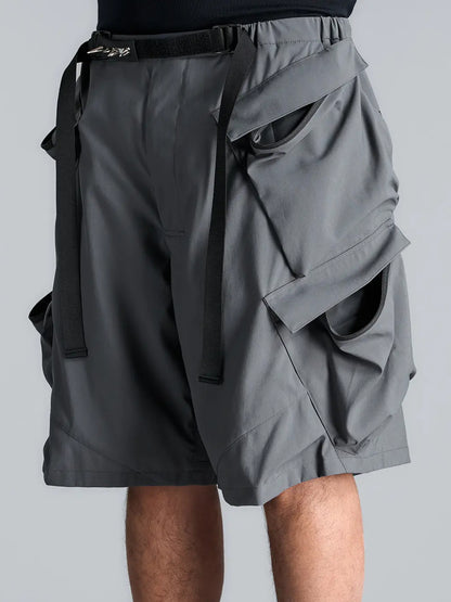 【ACRONYM - アクロニウム】SP56A-M / Nylon Stretch Double Cargo Short Pant Gen. 1 / Grey(ショーツ/グレー)