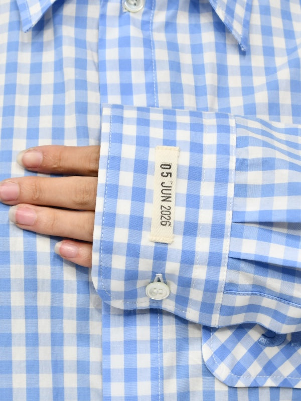 【TSTS -ティーエスティーエス】TSTS GINGHAM SHIRT / BLUE GIMGHAM (シャツ/ブルーギンガム)