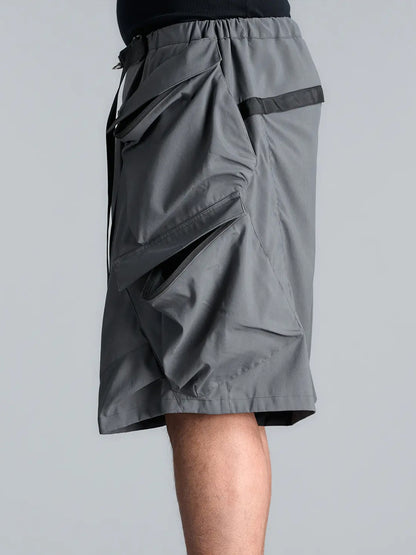 【ACRONYM - アクロニウム】SP56A-M / Nylon Stretch Double Cargo Short Pant Gen. 1 / Grey(ショーツ/グレー)
