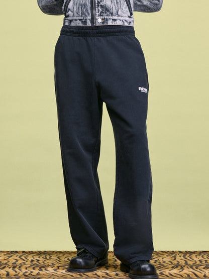 【Martine Rose  - マーティンローズ】WIDE LEG TRACKPANT / BLACK (スウェットパンツ/ブラック)