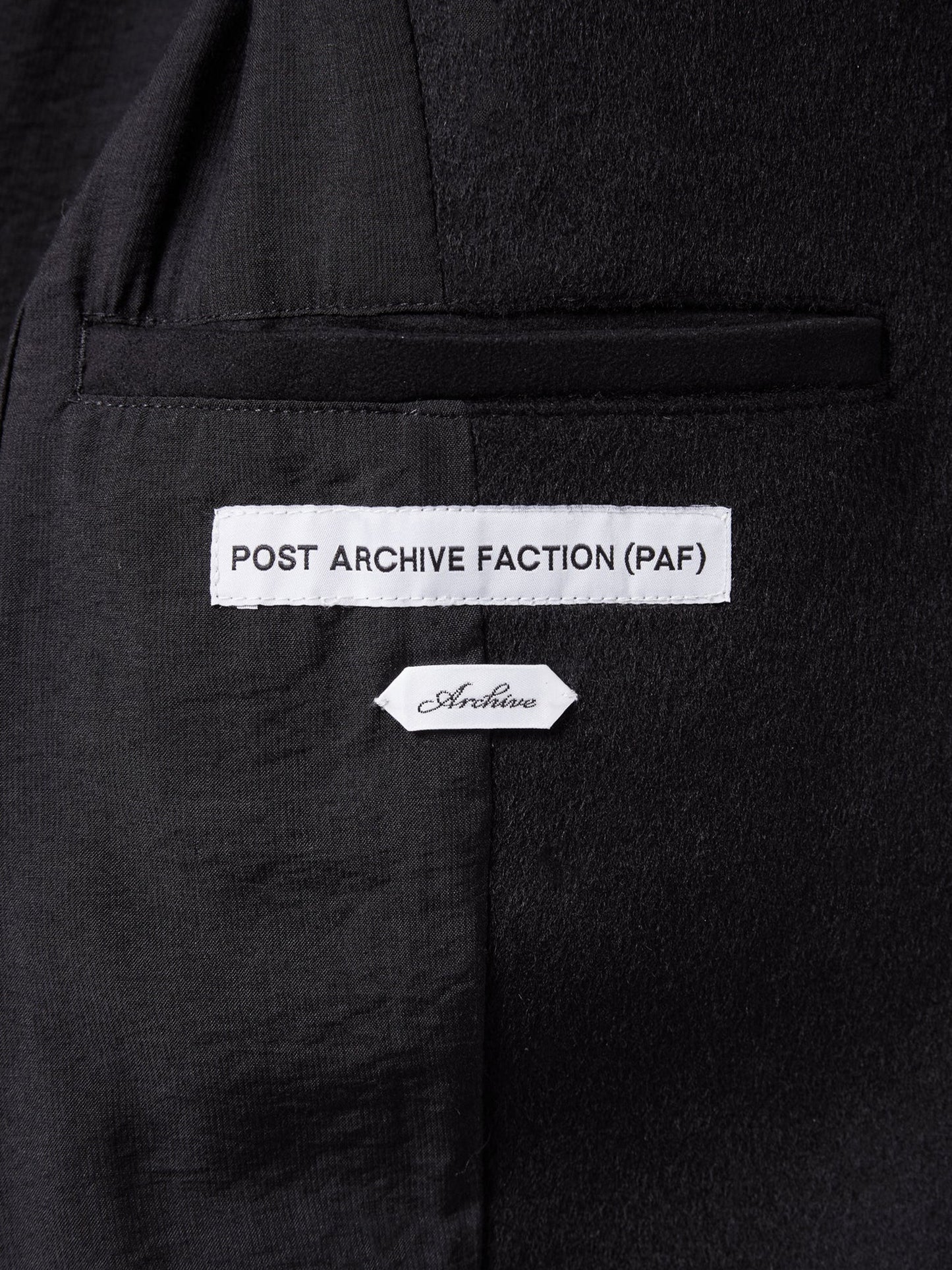 【POST ARCHIVE FACTION - ポストアーカイブファクション】  New Classic Coat  (コート/ブラック)