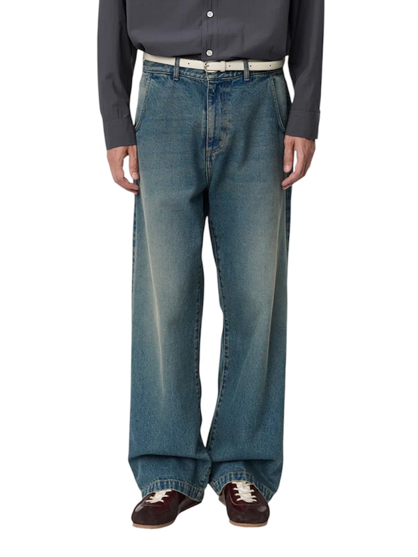 【mfpen - エムエフペン】STRAIGHT CUT JEANS  / VINTAGE BLUE (デニムパンツ/ヴィンテージブルー)