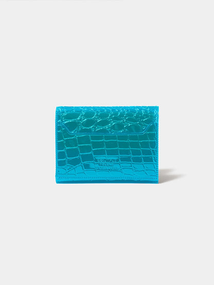 【beautiful people - ビューティフルピープル】nothing to hide vinyl mini wallet / SAXE BLUE（ウォレット/ブルー)