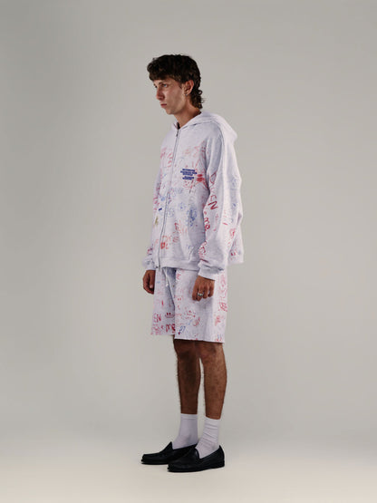 【PALY HOLLYWOOD - パリーハリウッド】JOSHUA TREE SWEATSHORT / MULTI(ショーツ/マルチ)