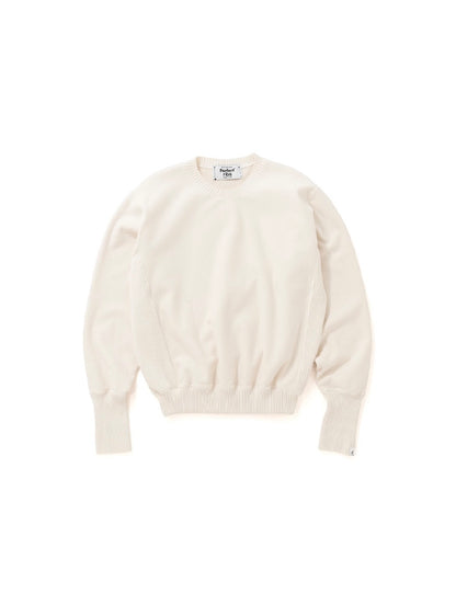 【Perfect ribs® - パーフェクトリブス】Strange Sleeve Crew Neck Sweat Shirt / Ivory (スウェットシャツ/アイボリー)