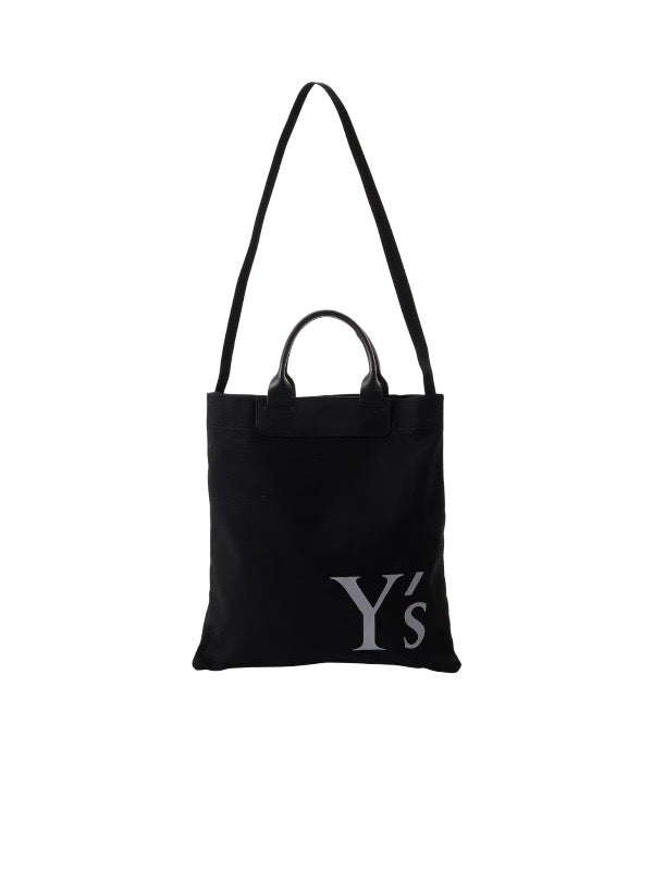 【Y's - ワイズ】COTTON CANVAS Y'S LOGO TOTE BAG / BLACK (バッグ/ブラック)