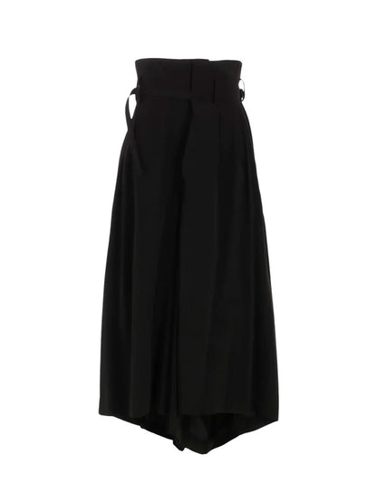 【Y's.... - ワイズビー】TA/PE SUPER VIYON TUSSER BAGGY PANTS / BLACK(パンツ/ブラック)