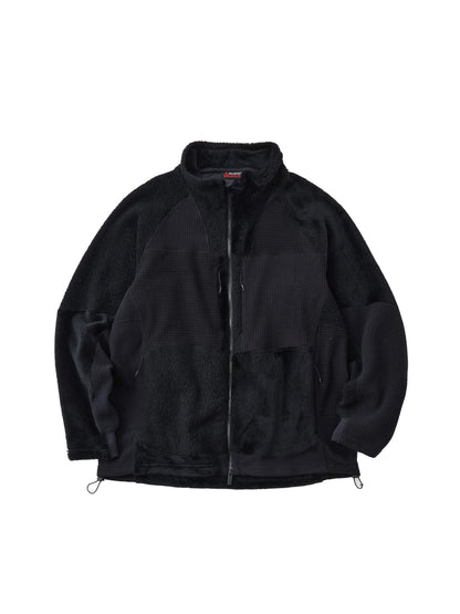【White Mountaineering - ホワイトマウンテニアリング】POLARTEC FLEECE ZIP UP BLOUSON / BLACK (フリースブルゾン/ブラック)