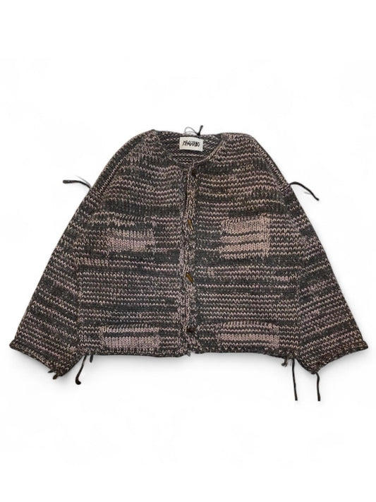 【MAGLIANO - マリアーノ】FREAKY KNITTED ROUNDNECK / GREY(カーディガン/グレー)