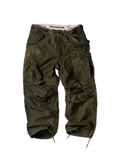 【ANACHRONORM - アナクロノーム】  AN337 M-51 DAMAGED FIELD CARGO PANTS / OLIVE (パンツ/オリーブ)