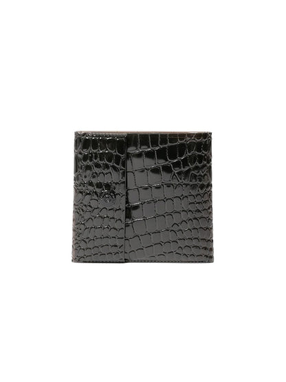 【beautiful people - ビューティフルピープル】nothing to hide vinyl card wallet / DEEP BLACK（ウォレット/ブラック)