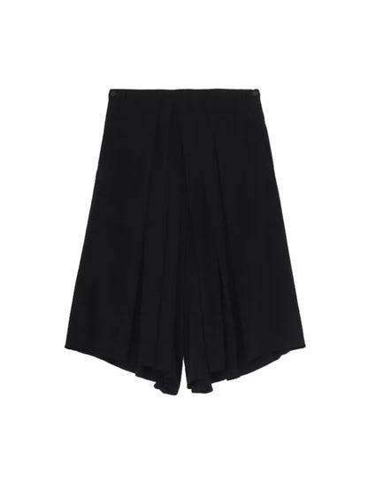 【Yohji Yamamoto POUR HOMME - ヨウジヤマモト プールオム】TA TUXEDO HAKAMA PANTS（パンツ/ブラック)