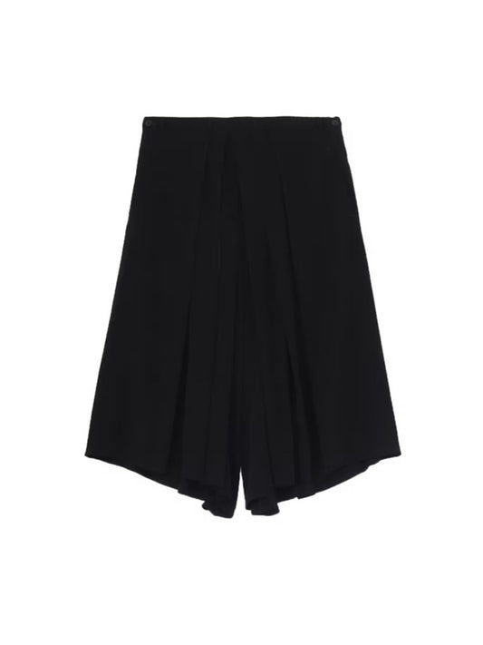 【Yohji Yamamoto POUR HOMME - ヨウジヤマモト プールオム】TA TUXEDO HAKAMA PANTS（パンツ/ブラック)