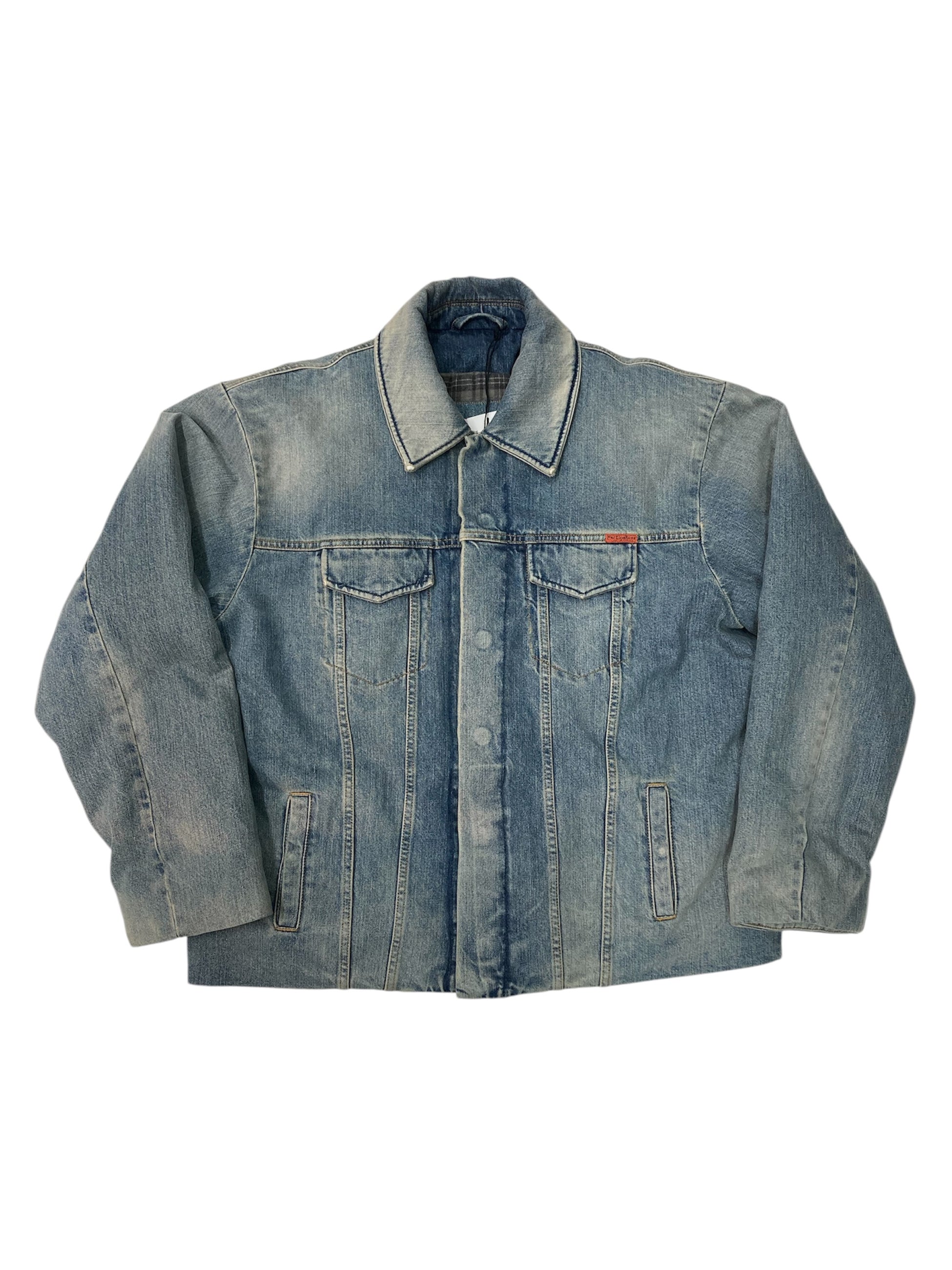 Martine Rose - マーティンローズ】PADDED DENIM JACKET / BLUE