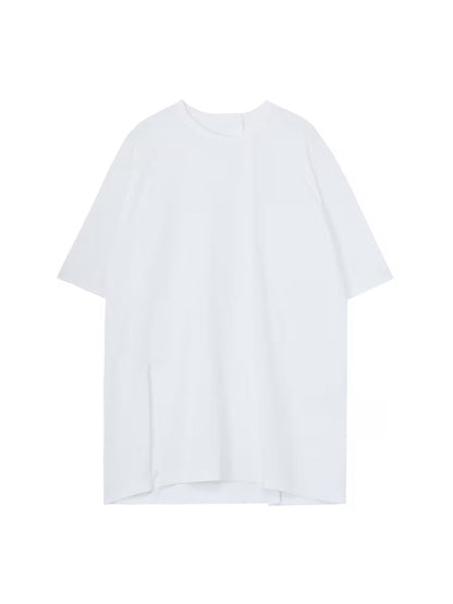 【Ground Y - グラウンドワイ】COTTON JERSEY TUCKED JUMBO T-SHIRT SHORT SLEEVES /WHITE(Tシャツ/ホワイト)