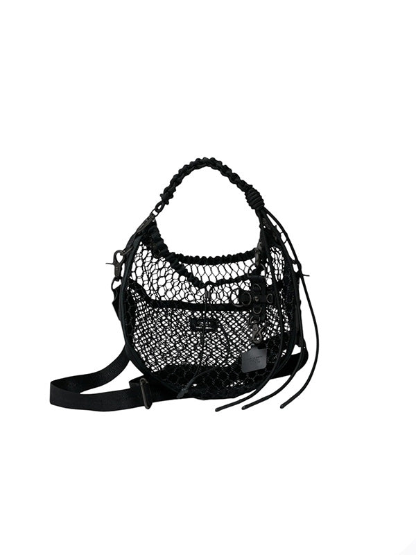 【beautiful people - ビューティフルピープル】over engineering strap / BLACK（バッグ/ブラック)