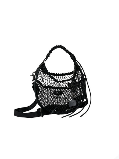 【beautiful people - ビューティフルピープル】over engineering strap / BLACK（バッグ/ブラック)