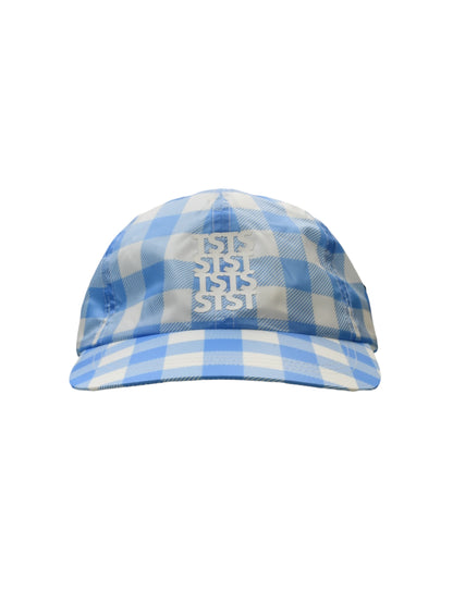 【TSTS -ティーエスティーエス】RECYCLED POLYESTER DRAWSTRING CAP / BLUE CHECK (キャップ/ブルーチェック)