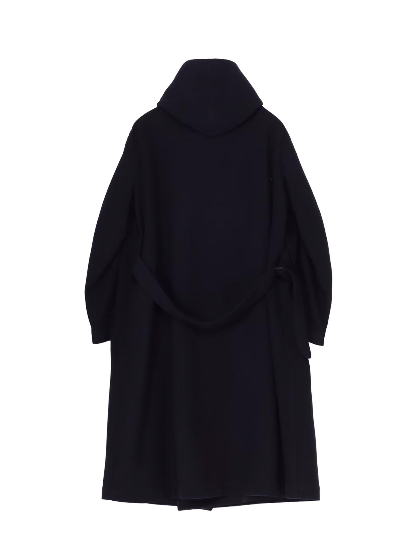 【Yohji Yamamoto POUR HOMME - ヨウジヤマモト プールオム】AIRY MOSSER HOODED COAT（コート/ネイビー)