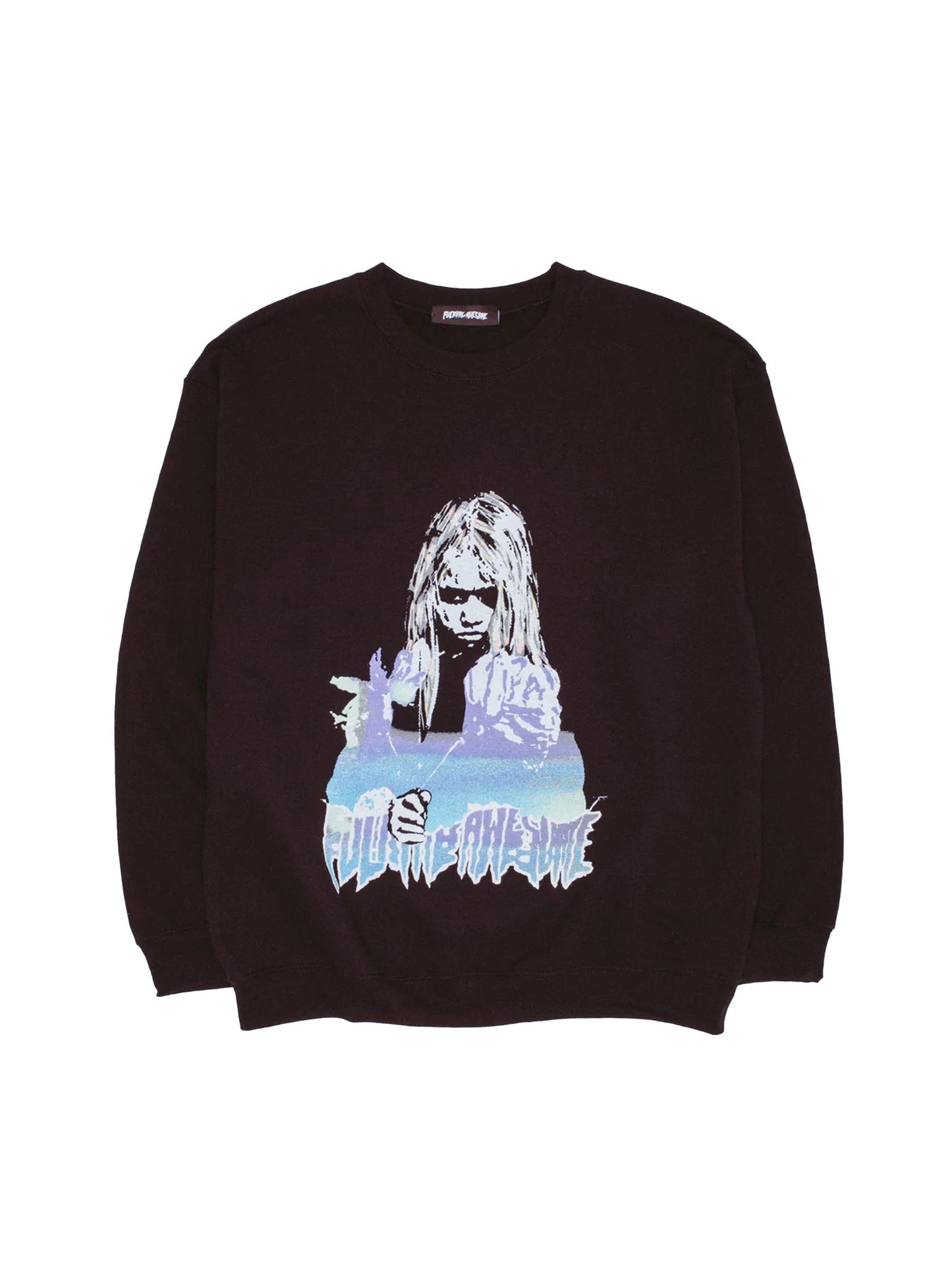 【Fucking Awesome- ファッキングオーサム】Fille Du Mal Crewneck / Black（スウェット/ブラック)
