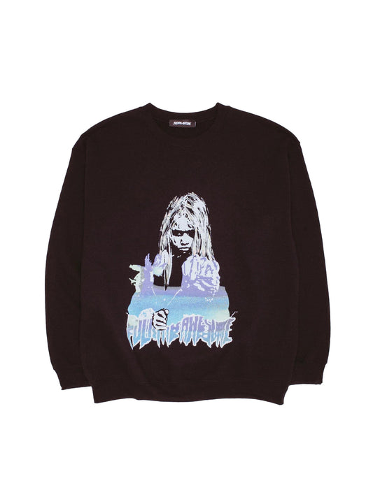 【Fucking Awesome- ファッキングオーサム】Fille Du Mal Crewneck / Black（スウェット/ブラック)