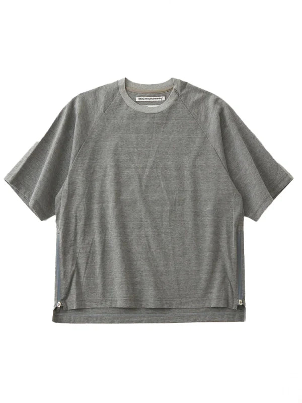 【White Mountaineering - ホワイトマウンテニアリング】ZIP PULLOVER/ GRAY (Tシャツ/グレー)
