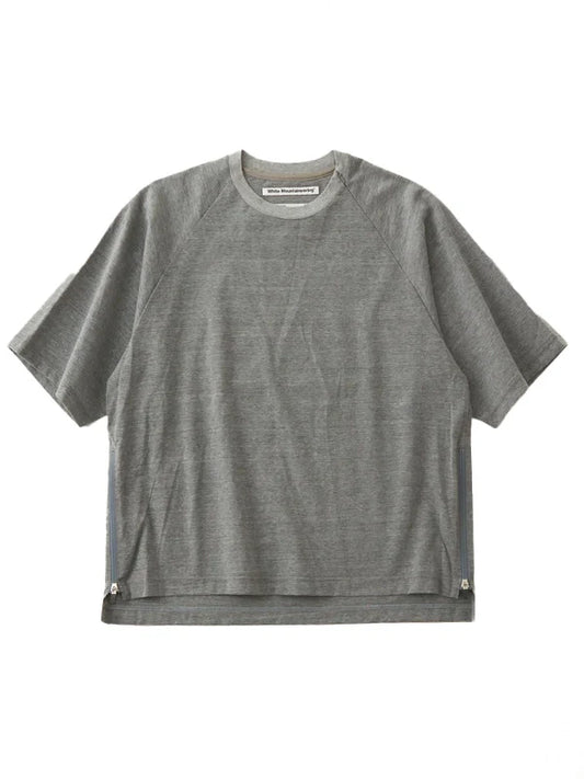 【White Mountaineering - ホワイトマウンテニアリング】ZIP PULLOVER/ GRAY (Tシャツ/グレー)