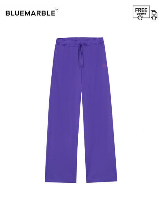 50%OFF【BLUE MARBLE - ブルーマーブル 】Tech-jersey track pants / purple (パンツ/パープル)