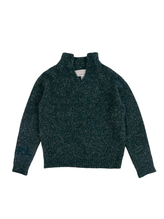 【ERL - イーアールエル】SLIT NECK ALPACA SWEATER KNIT / GREEN(ニット/グリーン)