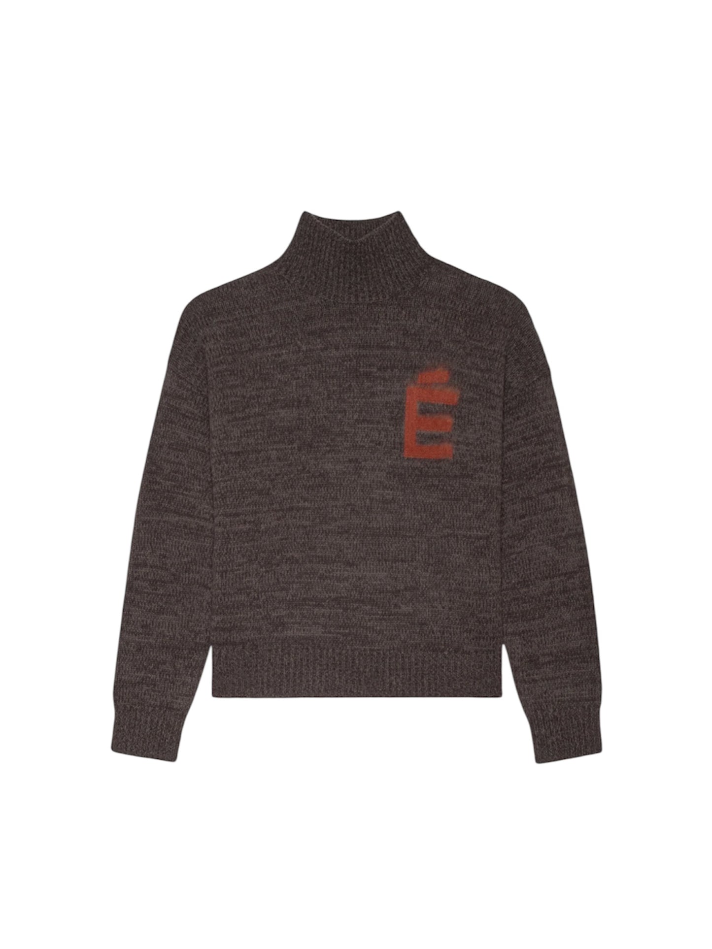 【Études studio - エチュード スタジオ】Funnel neck sweater É / DK BROWN (セーター/ダークブラウン)