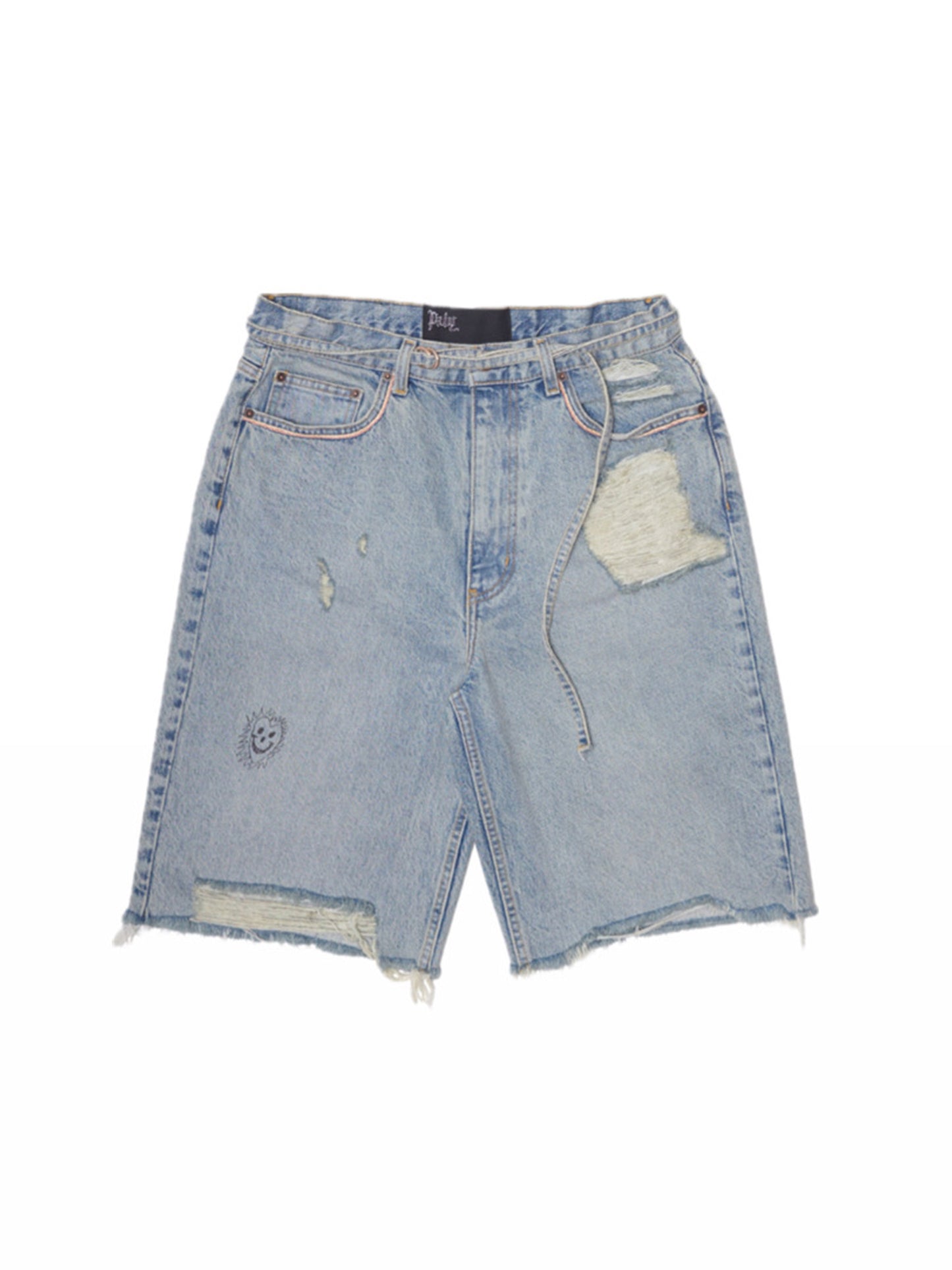 【PALY HOLLYWOOD - パリーハリウッド】GOOD GOOD TIMES DENIM SHORT / BLUE(ショーツ/ブルー)